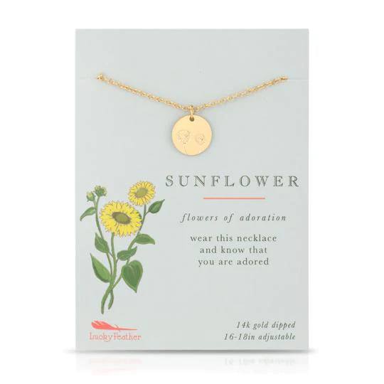 Botanical Necklace | Sunflower