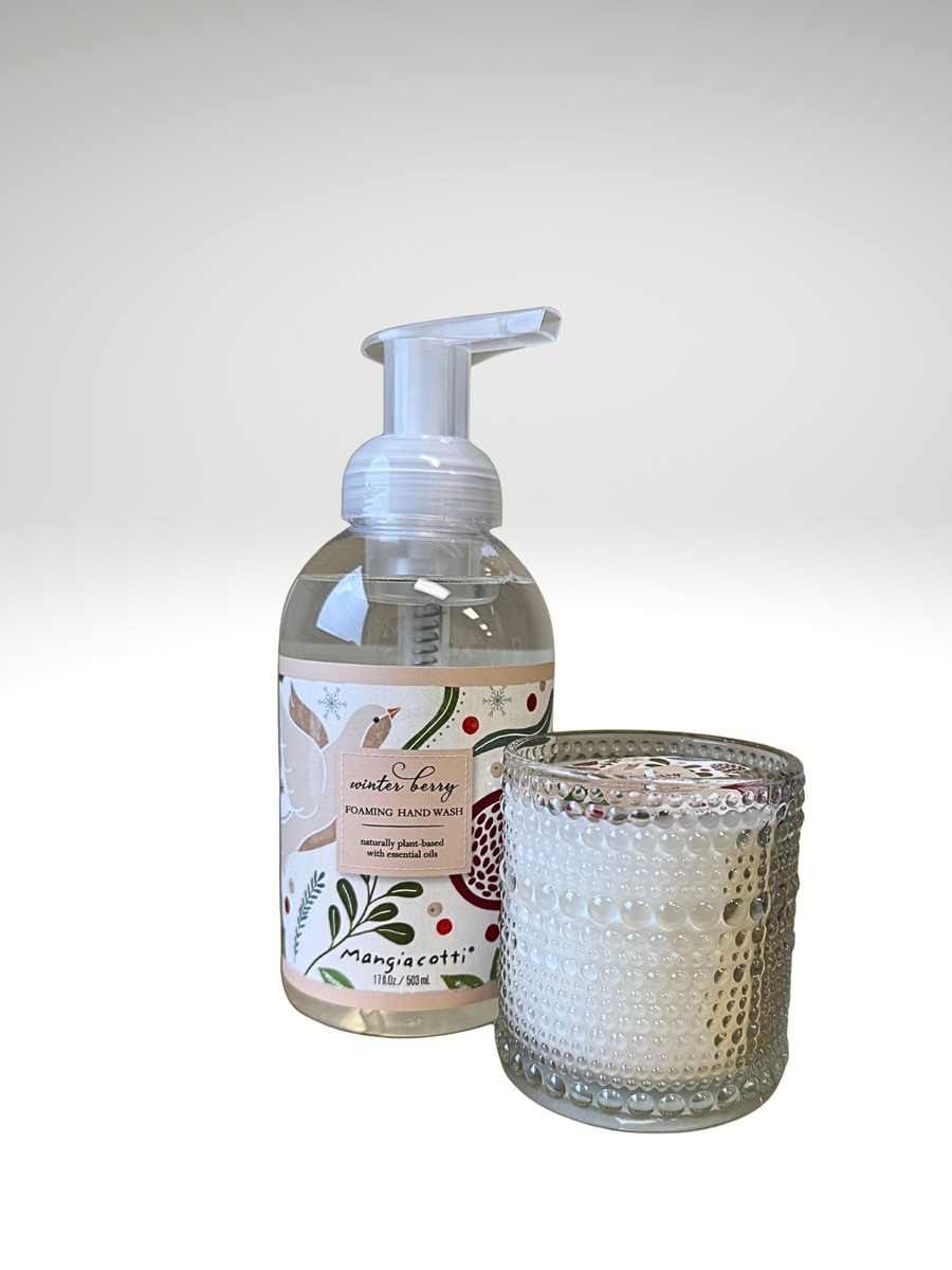 Gift Set - Winter Berry Foaming Hand Soap & Soy Candle
