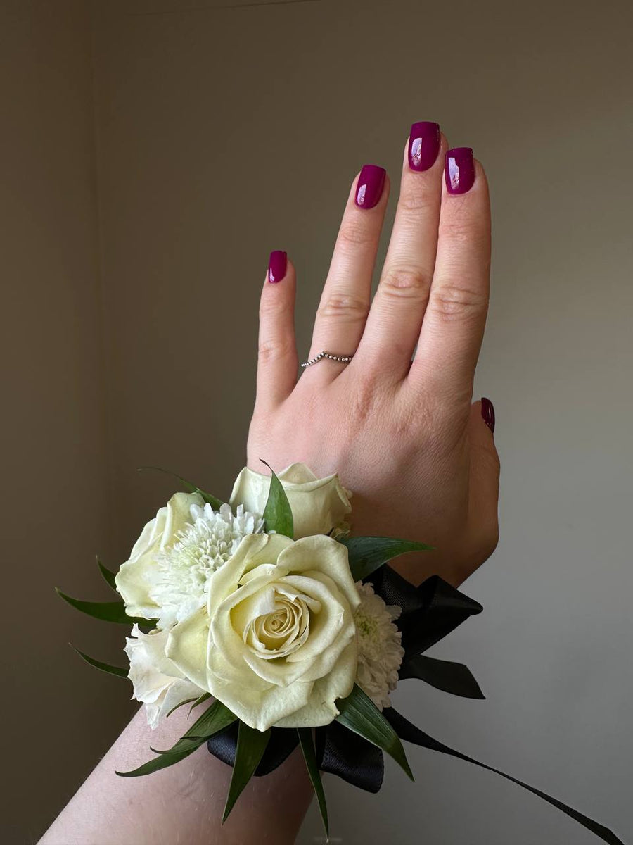 Floral Wrist Corsage for Graduation