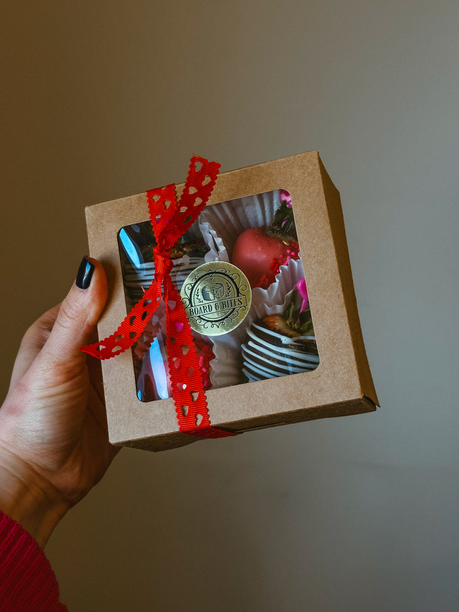 Box of 4 Chocolate-covered strawberries