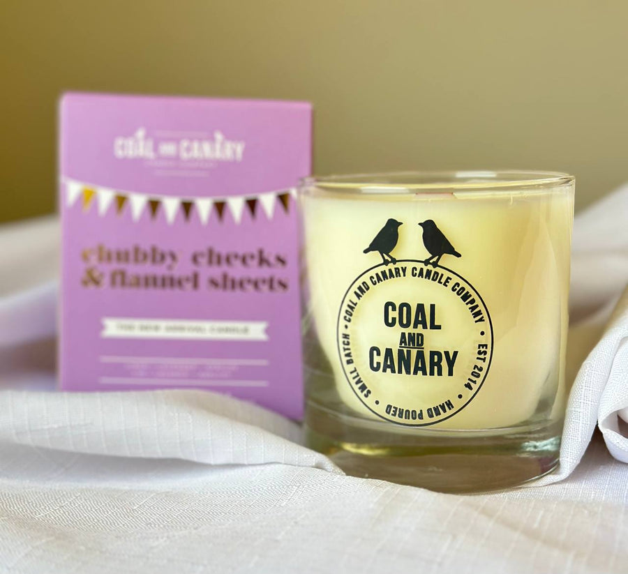 Chubby Cheeks & Flannel Sheets (the new arrival candle)