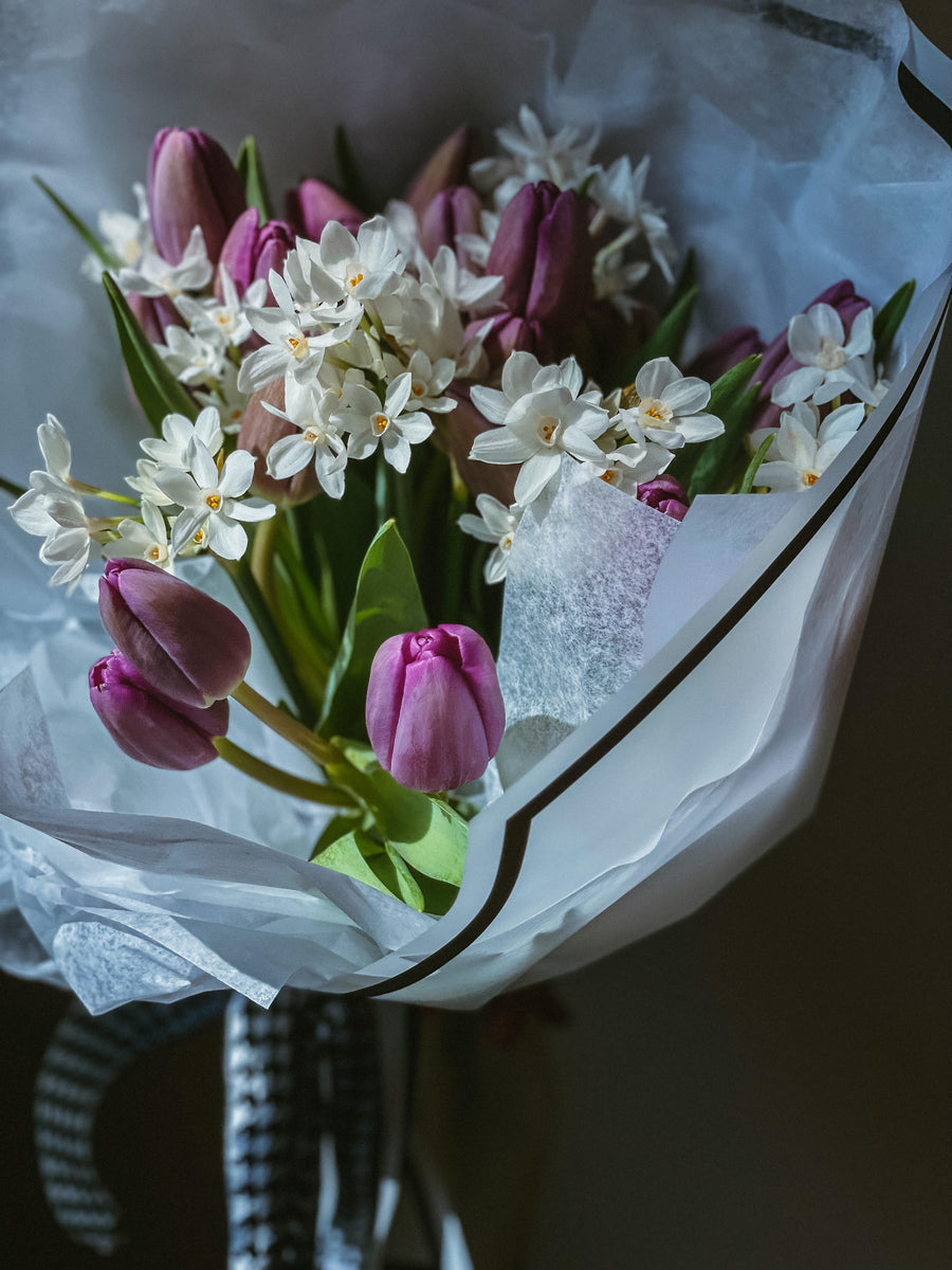 Purple Dutch Tulip Bouquet